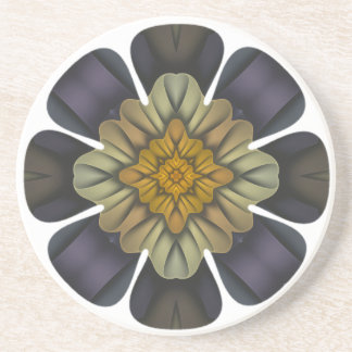 Spring Somewhere Abstract Floral Coaster