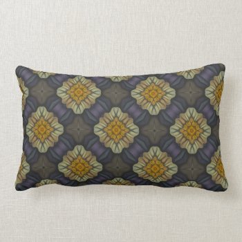 Spring Somewhere Pattern Lumbar Pillow by skellorg at Zazzle