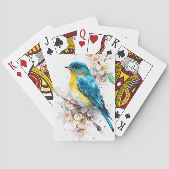 Spring Songbird Poker Cards (Back)