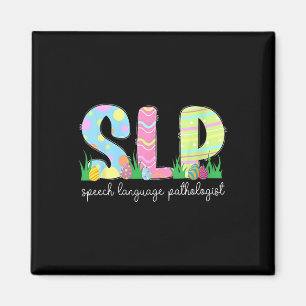 Spring Speech Language Pathologist Easter Bunny Sl Magnet