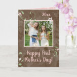 Spring Sprouts Happy First Mother's Day Photo Card