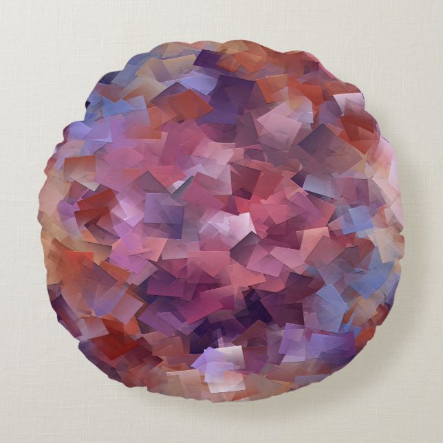 Spring Storm...... Round Pillow (Front)