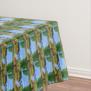 Spring Stream cotton fabric Tablecloth