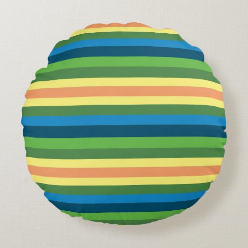 Spring Stripes  throw cushion