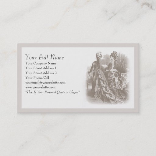 Customizable Spring Stroll - Business Card