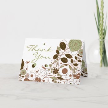 Spring Style Thank You Card - 3 by LilithDeAnu at Zazzle