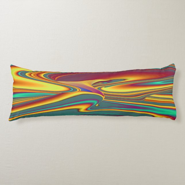 Spring Summer Autumn Flowers Magic Body Pillow (Front)