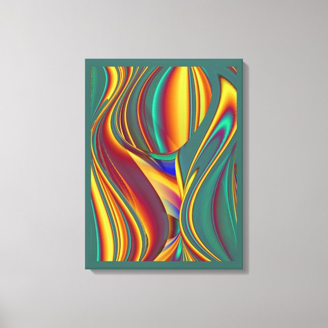 Spring Summer Autumn Flowers Magic Canvas Print (Front)