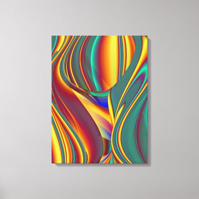 Spring Summer Autumn Flowers Magic Canvas Print (Front)