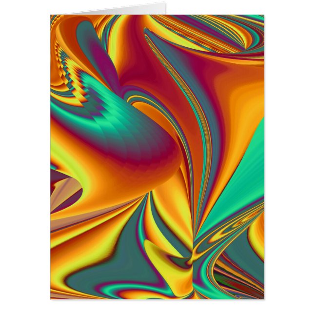 Spring Summer Autumn Flowers Magic Card (Front)