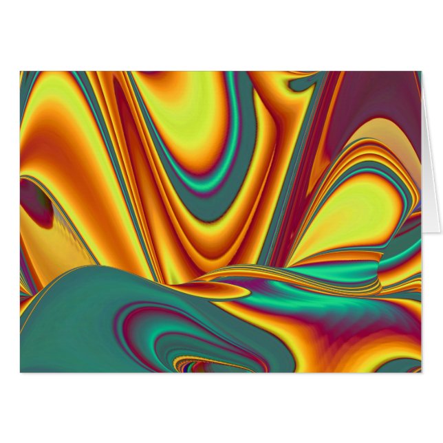 Spring Summer Autumn Flowers Magic Card (Front Horizontal)
