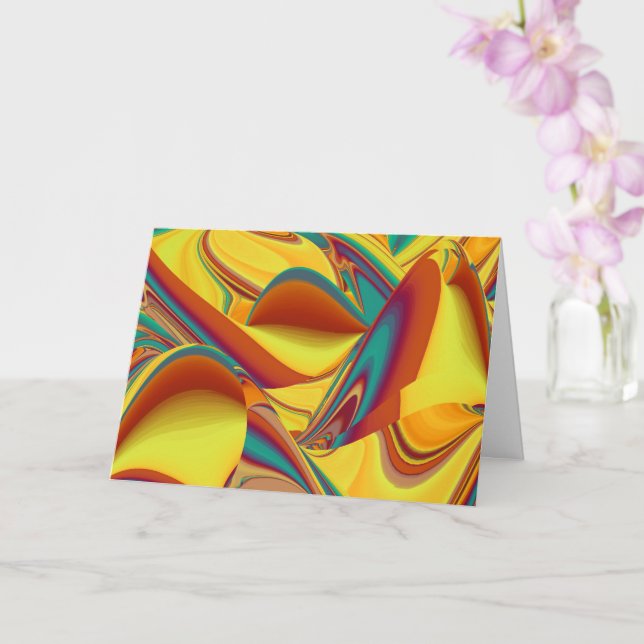 Spring Summer Autumn Flowers Magic Card (Orchid)