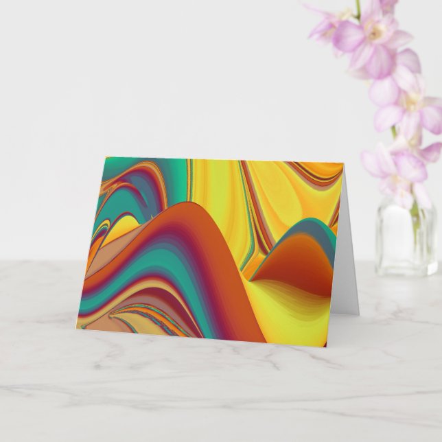 Spring Summer Autumn Flowers Magic Card (Orchid)