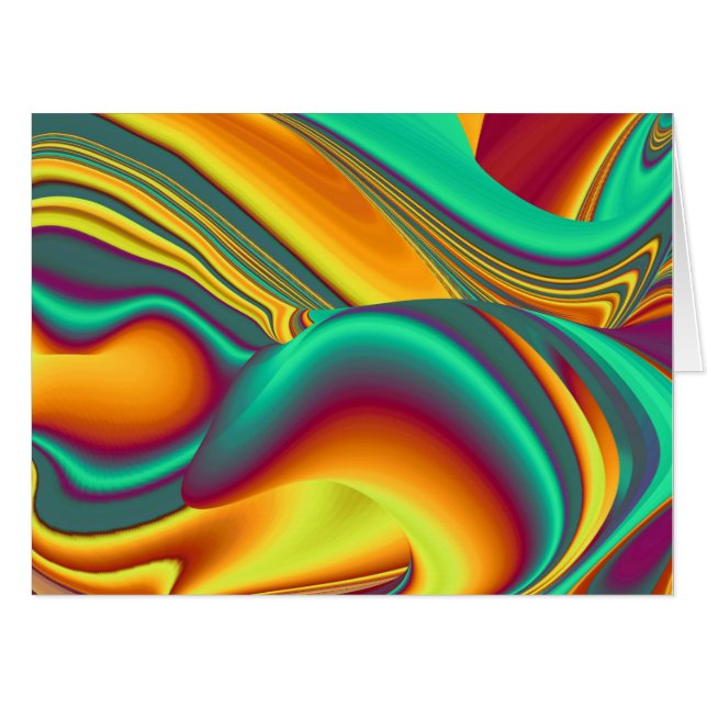 Spring Summer Autumn Flowers Magic Card (Front Horizontal)
