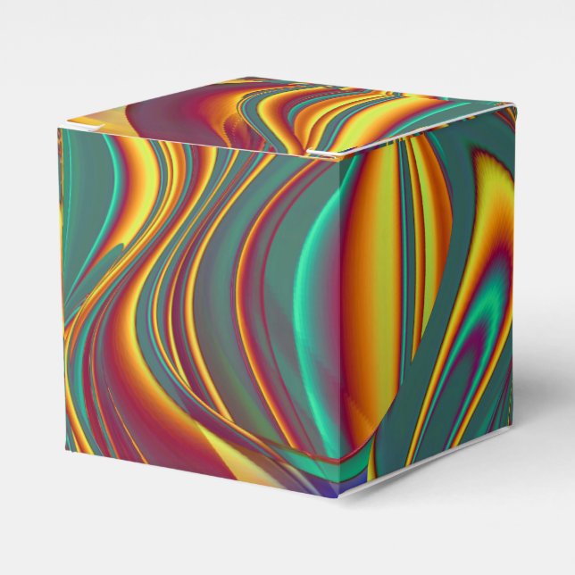 Spring Summer Autumn Flowers Magic Favor Boxes (Front Side)