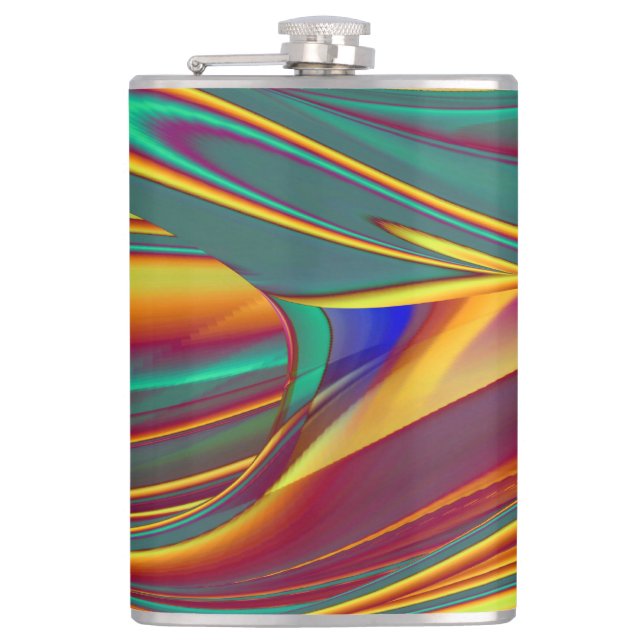 Spring Summer Autumn Flowers Magic Flask (Front)
