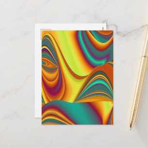 Spring Summer Autumn Flowers Magic Holiday Postcard