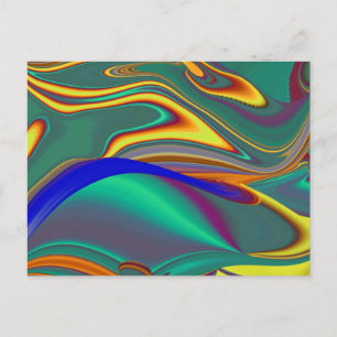 Spring Summer Autumn Flowers Magic Holiday Postcard