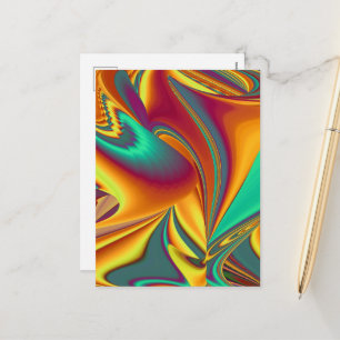 Spring Summer Autumn Flowers Magic Holiday Postcard