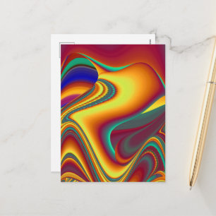Spring Summer Autumn Flowers Magic Holiday Postcard