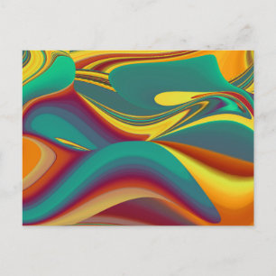 Spring Summer Autumn Flowers Magic Holiday Postcard