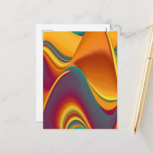 Spring Summer Autumn Flowers Magic Holiday Postcard