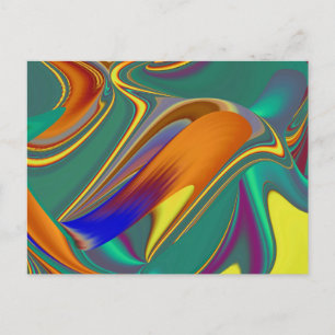 Spring Summer Autumn Flowers Magic Holiday Postcard