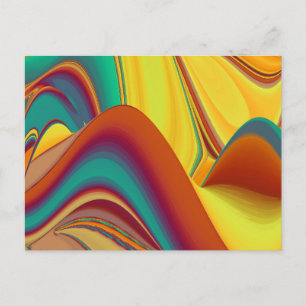 Spring Summer Autumn Flowers Magic Holiday Postcard