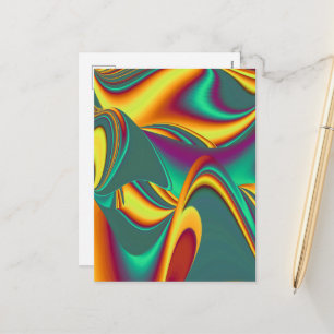 Spring Summer Autumn Flowers Magic Holiday Postcard
