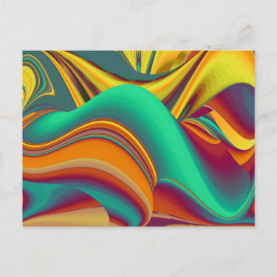 Spring Summer Autumn Flowers Magic Holiday Postcard