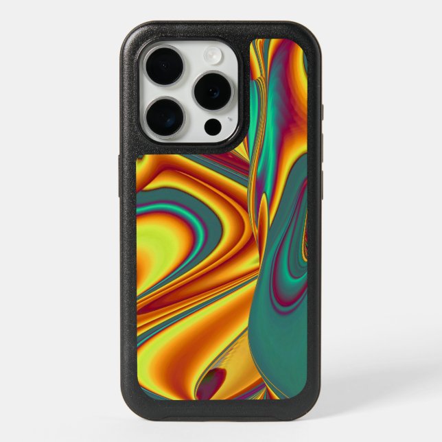 Spring Summer Autumn Flowers Magic iPhone 15 Pro Case (Back)