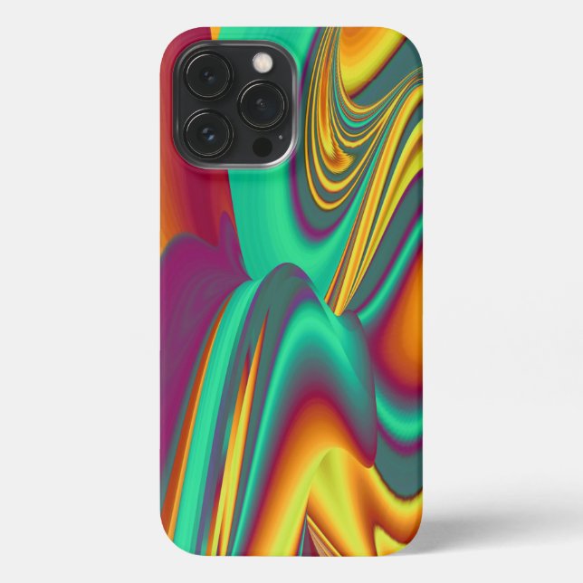 Spring Summer Autumn Flowers Magic iPhone Case (Back)