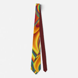 Spring Summer Autumn Flowers Magic Neck Tie