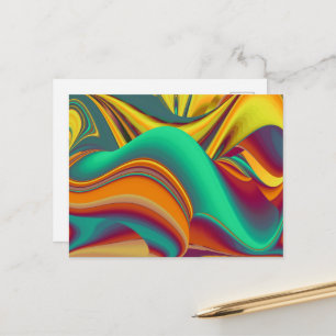 Spring Summer Autumn Flowers Magic Postcard