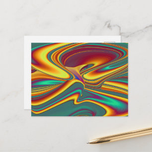 Spring Summer Autumn Flowers Magic Postcard