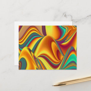 Spring Summer Autumn Flowers Magic Postcard