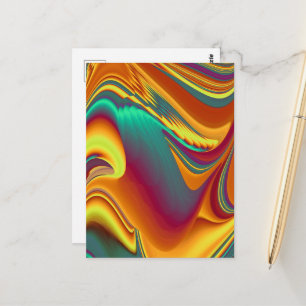 Spring Summer Autumn Flowers Magic Postcard