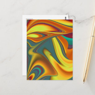 Spring Summer Autumn Flowers Magic Postcard