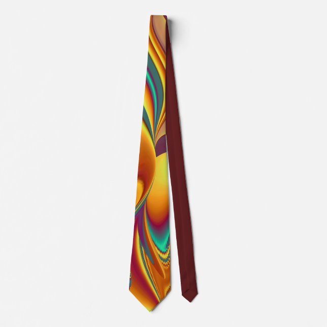 Spring Summer Autumn Flowers Magic Tie (Front)