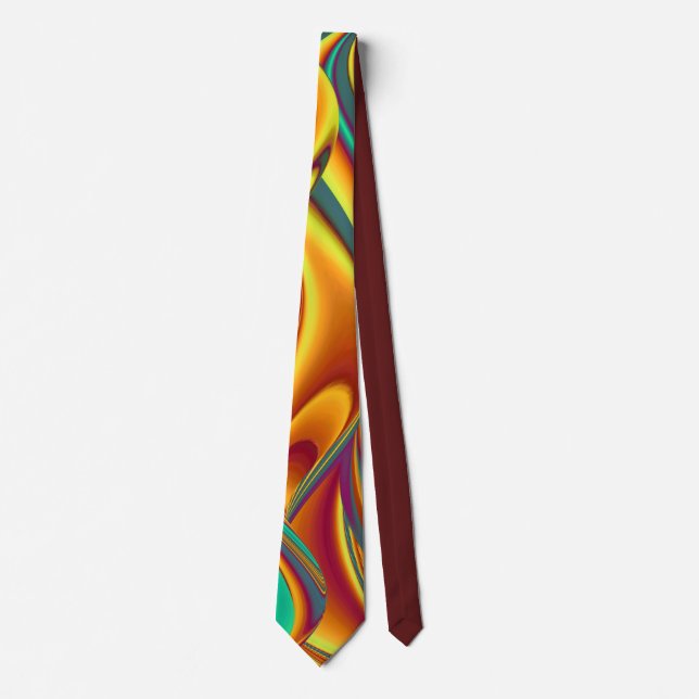 Spring Summer Autumn Flowers Magic Tie (Front)