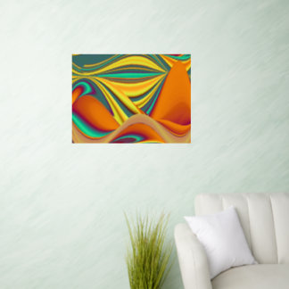 Spring Summer Autumn Flowers Magic Wall Decal