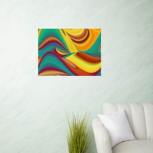 Spring Summer Autumn Flowers Magic Wall Decal