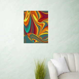 Spring Summer Autumn Flowers Magic Wall Decal