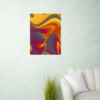 Spring Summer Autumn Flowers Magic Wall Decal