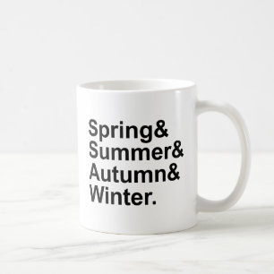 Spring Summer Autumn Winter Four Seasons Coffee Mug