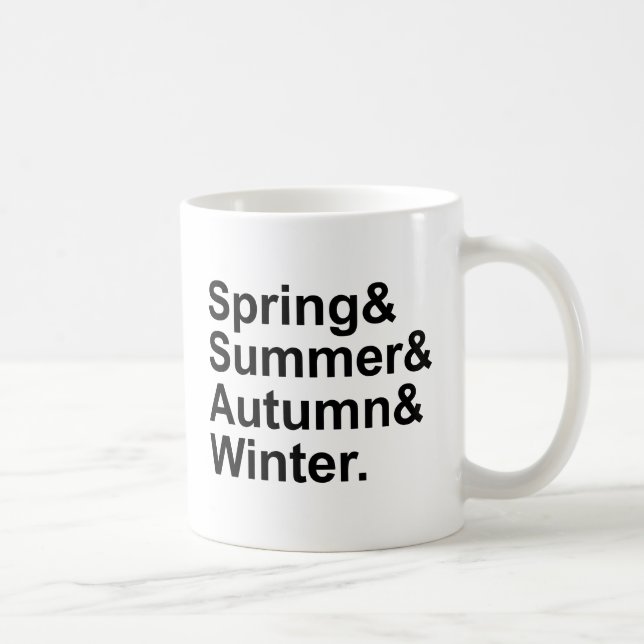 Spring Summer Autumn Winter | Four Seasons Coffee Mug (Right)
