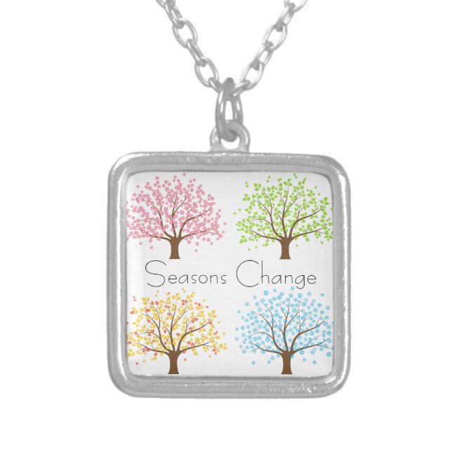Spring Summer Autumn Winter Necklace (Front)