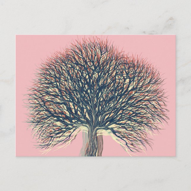 Spring Summer Autumn Winter Tree #2 Postcard (Front)