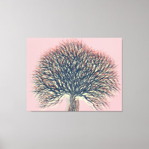 Spring Summer Autumn Winter Tree 3 Canvas Print