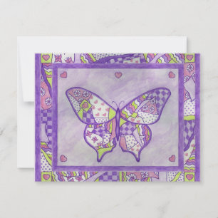 Spring Summer Butterfly Party Invitations